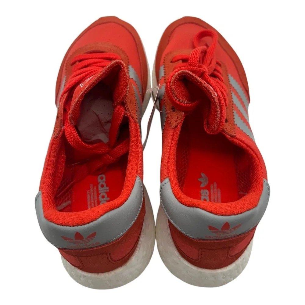 Adidas Iniki‎ Runner Boost Running Shoes Womens Sz 8.5 Orange Sneakers BA9998